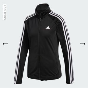 Adidas track jacket D2M 3-Stripes on sleeves